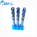 BFL CNC Lath Roughing Endmill para el trabajo de madera / acero fresado Roughing Tool Bit recubierto